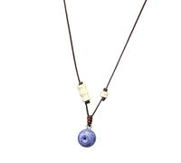 Limtula De cuentas de arándanos Piezas llamativas de cordón trenzado para trajes casuales Collar estratificado informal