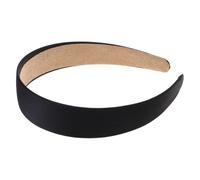 Limtula Diadema ancha coreana de estilo simple para mujer, color sólido, envuelta en tela de terciopelo, bandana, antideslizante, elegante, dulce lavado