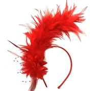 Limtula Diadema colorida de plumas para Halloween, cosplay, fiesta de vacaciones, tocado para mujeres y niñas, Halloween, carnaval, Pascua, baile de graduación