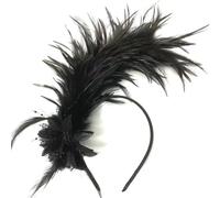 Limtula Diadema colorida de plumas para Halloween, cosplay, fiesta de vacaciones, tocado para mujeres y niñas, Halloween, carnaval, Pascua, baile de graduación