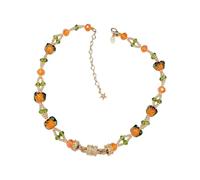 Limtula Dije de para verduras y frutas con elegantes diamantes de imitación y cierre seguro para mujer y mujer, joyería moderna y elegante