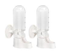 Limtula Dispensador de bebidas para pájaros, para loros pequeños, canarios, jaula segura, alimentador de agua colgante, herramienta de riego, 2 unidades