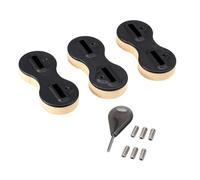 Limtula Durabilidad Caja de Aletas de Tabla de Surf de 8 Formas Fácil instalación Hydrofoils Reemplazo Caja de láminas de Surf para maniobras Suaves Accesorios para longboards