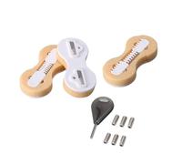 Limtula Durabilidad Caja de Aletas de Tabla de Surf de 8 Formas Fácil instalación Hydrofoils Reemplazo Caja de láminas de Surf para maniobras Suaves Accesorios para longboards