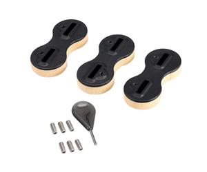Limtula Durabilidad Caja de Aletas de Tabla de Surf de 8 Formas Fácil instalación Hydrofoils Reemplazo Caja de láminas de Surf para maniobras Suaves Accesorios para longboards