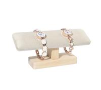 Limtula Elegante soporte de exhibición estable para presentación de joyas, soporte para cadena de muñeca en forma de T, organizador resistente para el pelo y soporte para reloj, One Size, como se