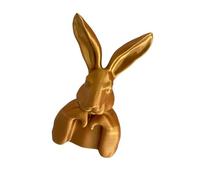 Limtula Estatua de Conejos Modernos para repisa y estantería Cubierta de Escultura Moderna