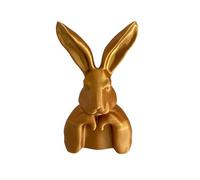 Limtula Estatua de Conejos Modernos para repisa y estantería Cubierta de Escultura Moderna