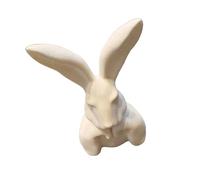 Limtula Estatua de Conejos Modernos para repisa y estantería Cubierta de Escultura Moderna
