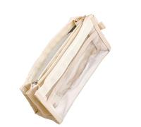 Limtula Estuche para lápices de 6 capas de gran capacidad, estuche transparente para bolígrafos, organizador de dibujos animados, White