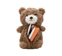 Limtula Estuche para lápices de Oso Peludo con Compartimento, Bolsa organizadora de Maquillaje portátil para la Escuela, oficinas, Viajes, Almacenamiento Esencial de Herramientas de Escritura