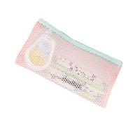 Limtula Estuche transparente de alta capacidad, resistente al agua, bolsa de maquillaje de viaje, bolsa de maquillaje para escuela, oficina, viajes, bolsas de malla con múltiples compartimentos, b