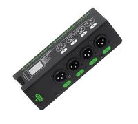 Limtula Extensión Señales DMX512 en Cable Ethernet macho a hembra 4 canales 3 pines 6.5mm para estudio escena