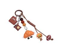 Limtula Fanciful Hamburger Cookie Plan Code Hoop Soft colofonia Bag Deck Lovely Treat Fashion Addition Birthday Gift Keyholder Toy, Q1934 2