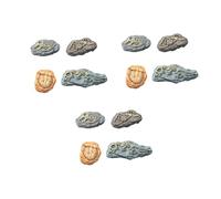 Limtula Figuras de Estatua de fósiles de Esqueleto de Dinosaurio en, B