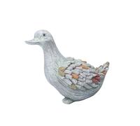 Limtula Figuritas de Patos de Resina, Escultura de Animales Divertida para decoración de jardín, Adorno para Exteriores, estatuas de jardín de Patos Aire