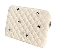 Limtula Funda de algodón de poliéster para el hogar, impermeable, a prueba de golpes, bolsa de transporte para computadora, funda de tela de tela