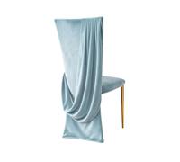 Limtula Funda de poliéster para sillas, recepciones de Bodas y decoración del hogar, Tela de poliéster, fácil de Instalar, Cortinas para sillas Rosas