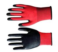 Limtula Guantes de Trabajo Resistentes a la Abrasión Nitrilo Transpirable Impermeables a Prueba de Aceite para Tareas Industriales 12 Pares de Guantes Protectores Impermeables a Prueba de Aceite