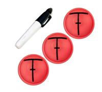 Limtula Herramienta De Alineación De Golf De Mejora La Visibilidad para Practicar Y Mejorar Swing Identificador De Pelota De Golf con Personalidad