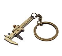 Limtula Herramienta de medición con etiqueta para llaveros, calibrador a vernier móvil, llavero, herramientas, gadgets, llavero, ideas de regalos para hombres, herramienta de medición