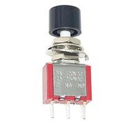 Limtula Interruptores de botón táctiles de Retorno instantáneo PS102 3Pin 6Pin interruptores de Palanca industriales de Corriente 250VAC 120VAC