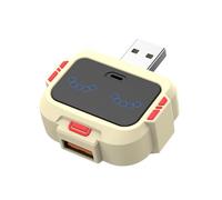 Limtula Interruptores USB Inteligentes activados por Sonido se encienden y apagan con 2 aplausos para electrodomésticos pequeños Controles vocales Interruptores USB