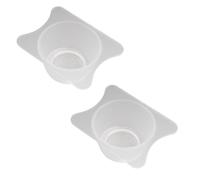 Limtula Juego de 2 vasos de filtro de pintura para aerógrafos para varios tamaños de pantalla de metal para una herramienta de mantenimiento eficiente de trabajos de manualidades