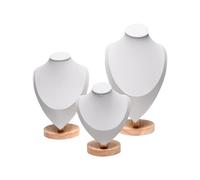 Limtula Juego de 3 soportes multifuncionales de terciopelo para joyas, soporte portátil para mostrar y almacenar decoración del hogar