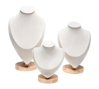 Limtula Juego de 3 soportes multifuncionales de terciopelo para joyas, soporte portátil para mostrar y almacenar decoración del hogar