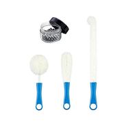 Limtula Juego de 4 cepillos de limpieza para decantador, cepillos limpiadores de cristalería, copas de vino, accesorios de limpieza para el hogar y la cocina