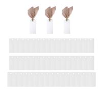 Limtula Juego de 50 Tarjetas de Lugar en Resistentes con 3 Rollos de Cinta Colorida Suministros de Manualidades para Fiestas para Estilo de Eventos y Manualidades Tarjetas de Lugar de Eventos