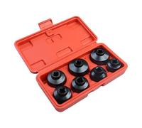Limtula Juego de 7 llaves para filtro de aceite automotriz para fácil instalación, extracción de filtro, herramienta de desmontaje, accesorio para, expurgador de aceite de motor