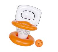 Limtula Juego de portería de Baloncesto Flotante para Piscinas, artesanía de PVC con Costuras Fuertes para Uso prolongado, muñeca Inflable para niños