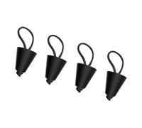 Limtula Juego de Tapones de Repuesto para Puntos de Drenaje de | Cubiertas cónicas de silicona flexible con lazo para cordón, uso fácil de presionar, paquete de 4