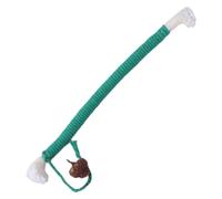 Limtula Juguete de cuerda de algodón para gatos coloridos, resistente a la masticación, divertido interactivamente para dientes pequeños, herramienta de molienda para masticador agresivo para limpiar