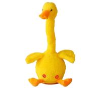 Limtula Juguete de Pato Que Canta con batido electrónico, Juguete de Peluche, Juguetes educativos, Baile, decoración de Fiesta Brillante, Juguetes de Pato de Peluche para niños, Animales Brillantes
