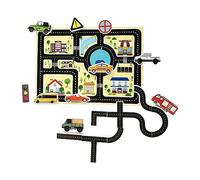 Limtula Juguete Flexible para Pista de Carretera, para, baño para niños, Pegatina para bañera, Rompecabezas de educación temprana, baño con Mecanismo de relojería