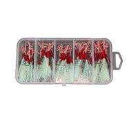 Limtula Kits de anzuelos de Asistencia para señuelos de Jigging | Jigs de tamaño pequeño, kits de anzuelos auxiliares de pesca para agua salada