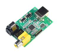 Limtula LJMSA9123 - Convertidor auditivo USB con salidas SPDIF e I2S, sonido HIFI, soporta 24 bits y 192 KHz