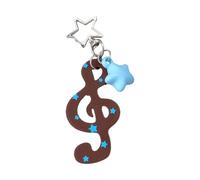 Limtula Llavero acrílico de con símbolos musicales para mochilas, monedero, adorable llavero con forma de nota musical para niños y, llavero con nota musical