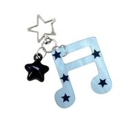 Limtula Llavero acrílico de con símbolos musicales para mochilas, monedero, adorable llavero con forma de nota musical para niños y, llavero con nota musical