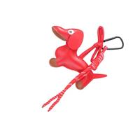 Limtula Llavero de perro salchicha retro de Accesorio de joyería de PU resistente de para coleccionistas y creadores de tendencias Utilice llavero de de PU