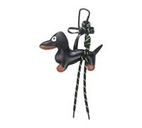 Limtula Llavero de perro salchicha retro de Accesorio de joyería de PU resistente de para coleccionistas y creadores de tendencias Utilice llavero de de PU