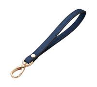 Limtula Llavero de poliuretano con correa de mano, correas de repuesto para cartera, monedero, embragues, llaves, teléfono celular, llavero, cuerda de asa, azul real, One Size