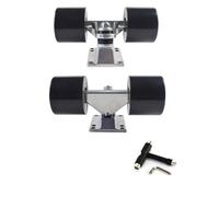 Limtula Longboards - Soporte de ruedas de poliuretano y ruedas de poliuretano, base de puente, monopatines, rodamiento silencioso, rueda de patinaje, fácil de usar, fácil instalación