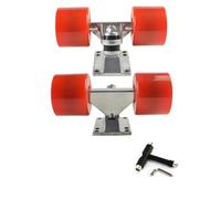 Limtula Longboards - Soporte de ruedas de poliuretano y ruedas de poliuretano, base de puente, monopatines, rodamiento silencioso, rueda de patinaje, fácil de usar, fácil instalación