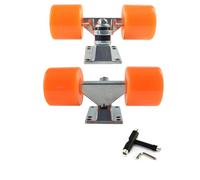 Limtula Longboards - Soporte de ruedas de poliuretano y ruedas de poliuretano, base de puente, monopatines, rodamiento silencioso, rueda de patinaje, fácil de usar, fácil instalación