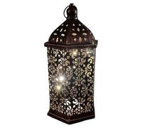 Limtula Luz LED de hierro ahuecada, lámpara colgante de Metal Vintage árabe de Oriente Medio para centros de, colgante flotante decorativo