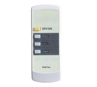 Limtula Mando a distancia para ventilador de techo, interruptor de control de ventilador montado en la pared, receptor de repuesto para FMU44R para electrodomésticos